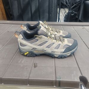 Merrell Men's Walnut Moab 2 Hiking Trail Shoes Vibrant